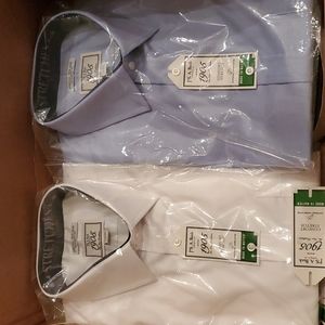 Two JoS. A. Bank 1905 dress shirts